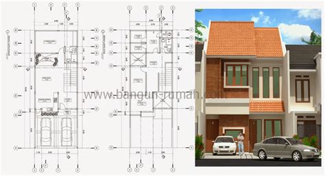 Inspirasi 25 Desain Rumah Minimalis 2 Lantai 5 X 15 Paling ...