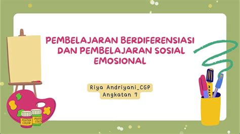 Pembelajaran Berdiferensiasi Dan Sosial Emosional Youtube