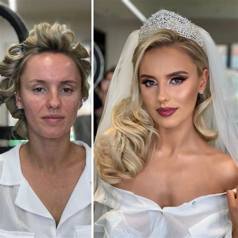 23 Brides Before And After Their Wedding Makeup That You Ll Barely