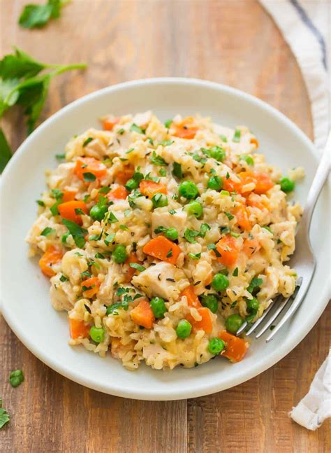 Crock Pot Chicken and Rice Recipe | Easy Healthy Dinner