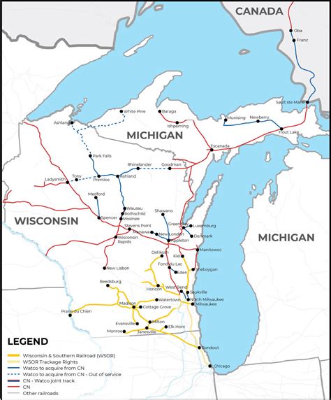 Watco To Purchase Former Wisconsin Central Lines From Cn Railfan