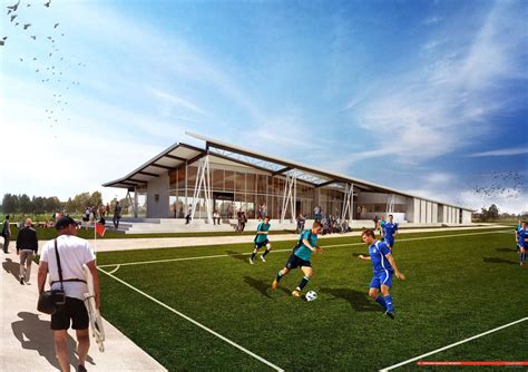 Gallery Of Copeland Associates Architects Design New Soccer Clubhouse