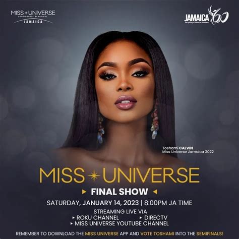Jamaica Competes In Finale Of The St Miss Universe Staging Tonight