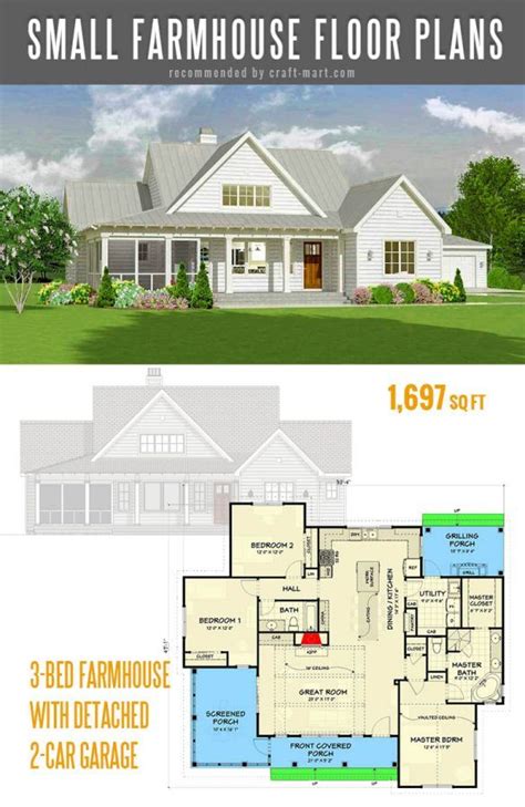 Small Farmhouse Plans For Building A Home Of Your Dreams