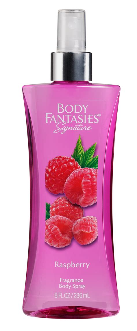 Body Fantasies Signature Raspberry Fragrance Body Spray For Women 8 Oz
