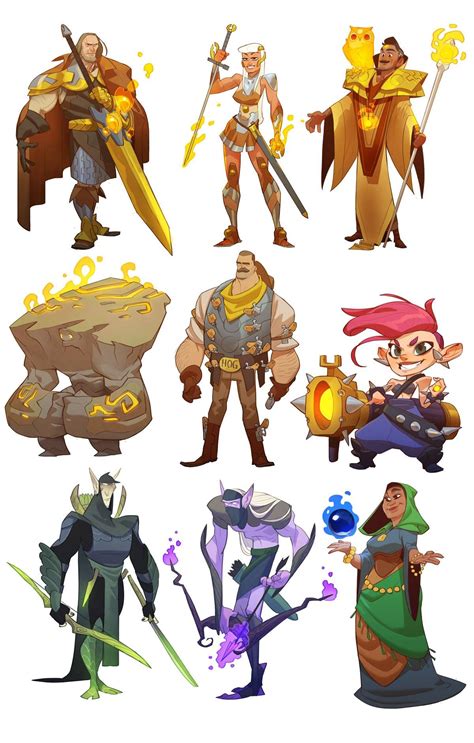fantasy character design cartoon character design character design