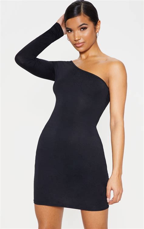 Buy Black Over The Shoulder Dress Off 59