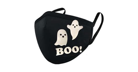 Glow In The Dark Ghost Boo Halloween Mask Halloween Themed Protective