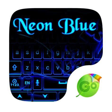 Neonblue Keyboard Theme Andemoji Uk Apps And Games