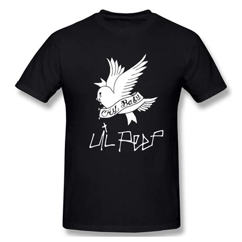 Buy Younnerr Mens Shirt Trend Lil Peep Logo Round Neck Short Sleeve T