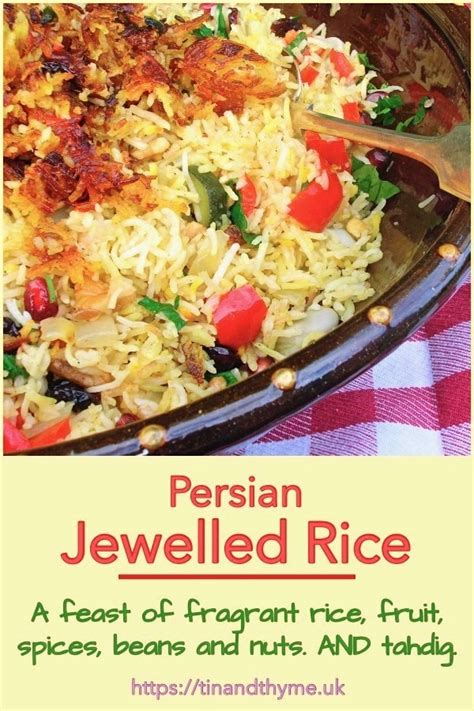Jewelled Persian Rice With Tahdig Tin And Thyme