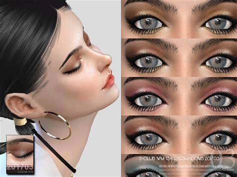 Eyeshadows 15 Colors Thanks Found In Tsr Category Sims 4 Female