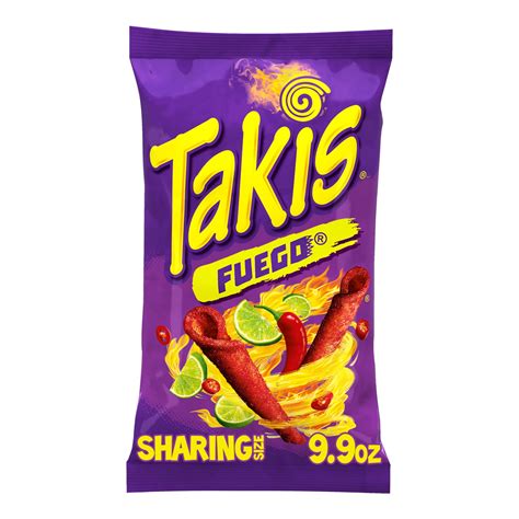 Takis Fuego Rolls Oz Bag Hot Chili Pepper Lime Flavored Spicy Tortilla Chips Walmart