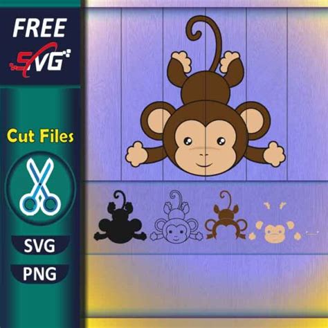 Monkey Svg Free For Cricut Flying Monkey Svg Free