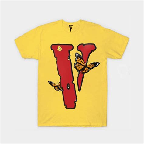 Vlone X Juice Wrld Butterfly T Shirt 2023 Iconic Piece