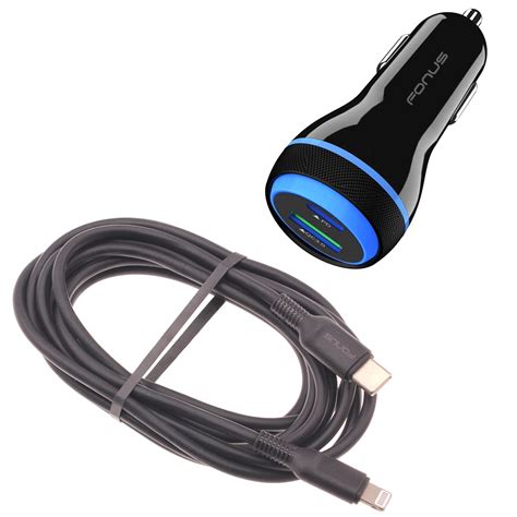 Quick Car Charger For Deviceseries 43w Pd Cable Usb C Port Power