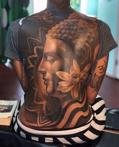 Pin By Desi On Tattoo Girl Back Tattoos Black People Tattoos Black