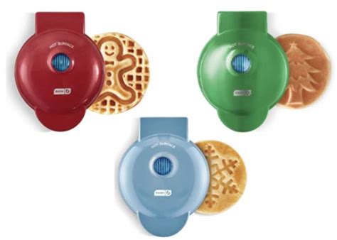 Dash Just Released 3 Mini Waffle Makers With Holiday Designs Let