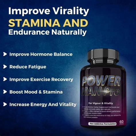 Power Man Pro Ayurvedic Capsule For Men Sexual Power Medicine And Long Time Stamina At Rs 599