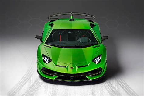 Hd Wallpaper Lamborghini Lamborghini Aventador Svj Car Green Car