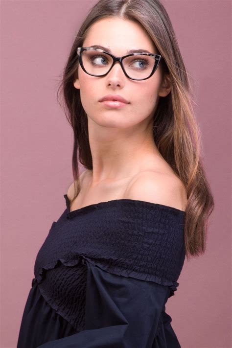 Dolled Up Ebony Granite Our Bestselling Cat Eye Frame Classic With An Edge Big Glasses Girls