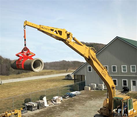 Excavator Jib Boom Crane Attachment Extension Kenco