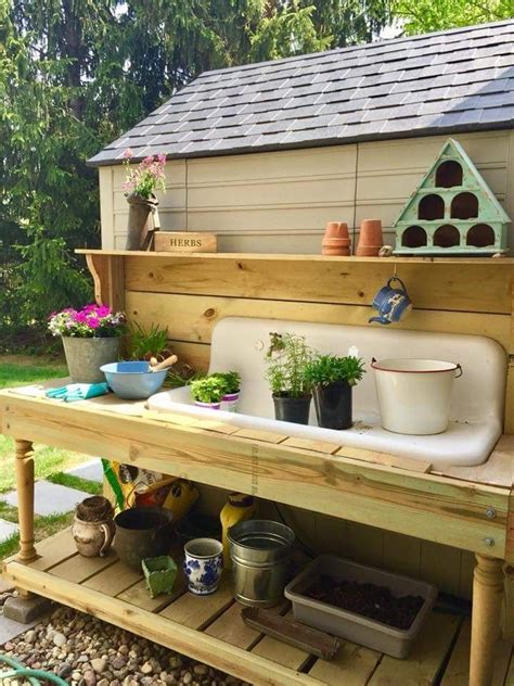 Best Potting Bench Ideas To Beautify Your Garden E