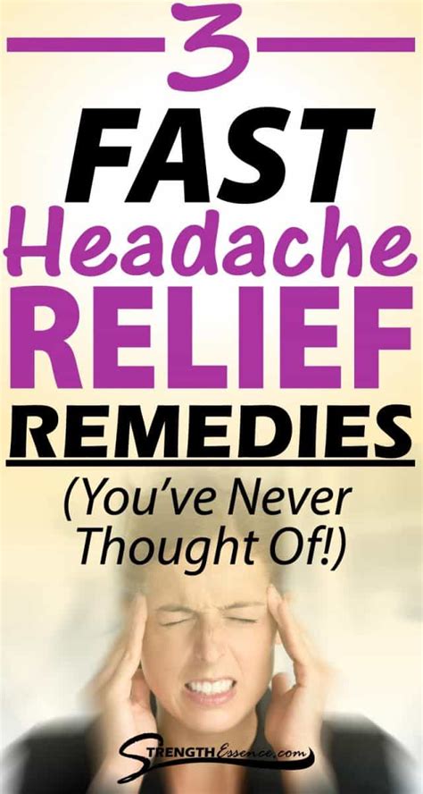 3 natural headache relief remedies you ve never thought of strength essence