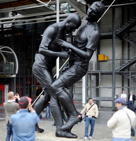 Toc Zidane Headbutt Statue Goes On Display In Paris