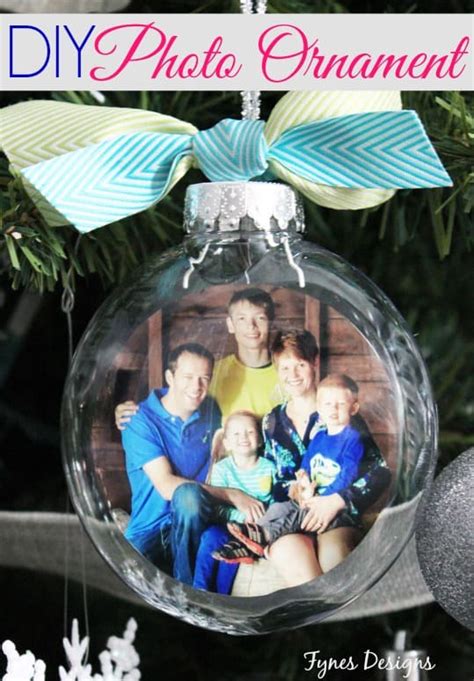 Diy Glass Photo Ornament Tutorial Fynes Designs Fynes Designs