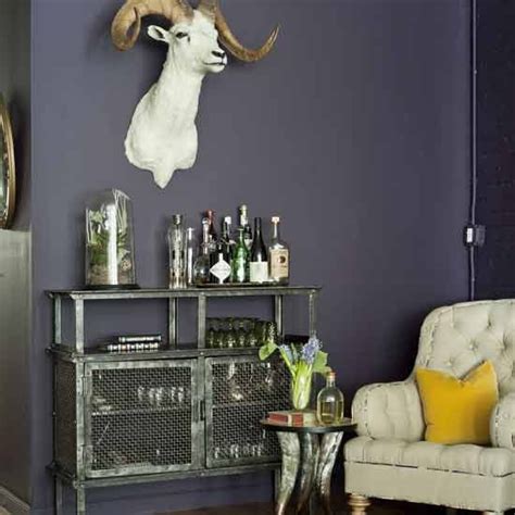 Quirky Living Room Corner With Mini Bar Hotel Chic