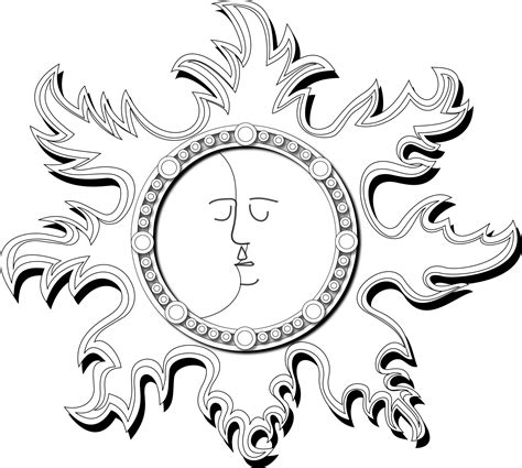 Sun And Moon Outline Icons Png Free Png And Icons Downloads