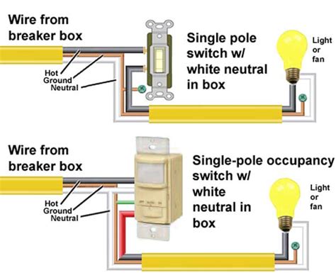 3 Way Occupancy Sensor Wiring Diagram