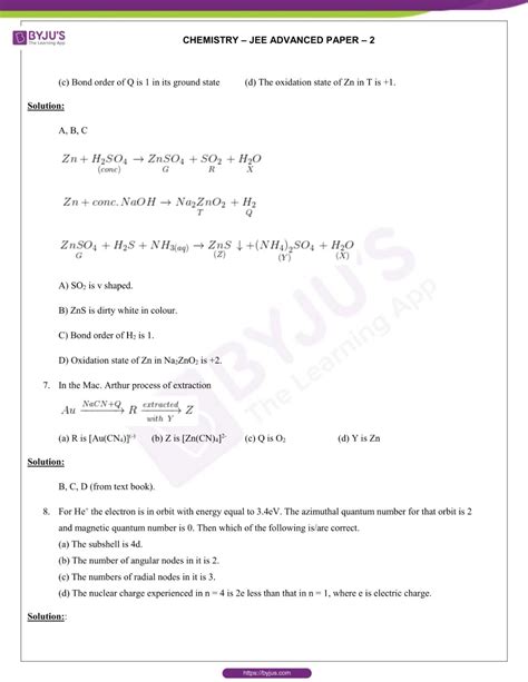 Anecdotes can be true or fictitious — whichever best serves your purpose. JEE Advanced 2019 Chemistry Paper 2 Question and Solutions - Download PDF