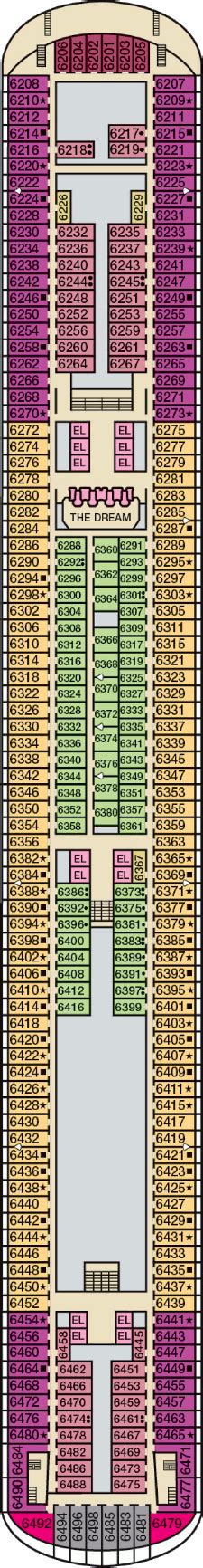 Carnival Dream Deck Plans Carnival Cruise Line Carnival Dream Cruises