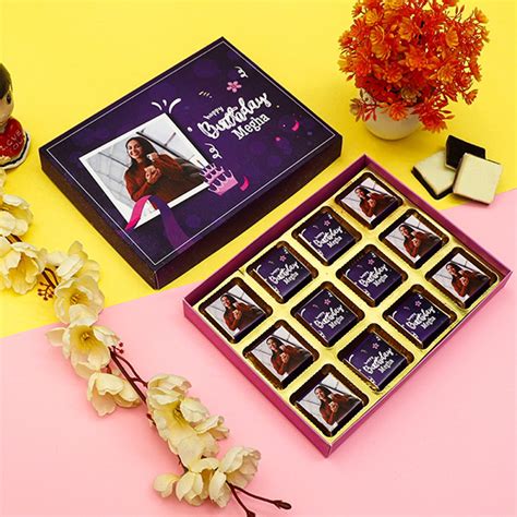 Personalized Chocolate Box For Birthday Clickokart