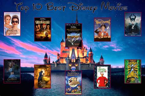 top 10 disney live action movies by lady1venus on deviantart
