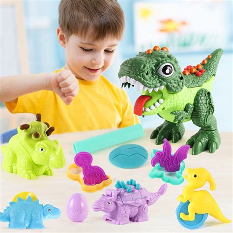 Play Doh Set Dinosaur Toys For Kids Boys Girls Play Dough Set For