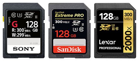 Best Memory Cards For Sony A7 Iii A7r Iii And A9 Cameras