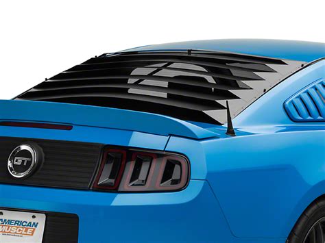 Mustang Rear Window Louvers Smooth Aluminum 10 14 Coupe