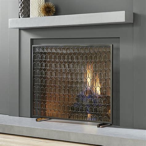 Best Modern And Contemporary Fireplace Screens 2017 Annual Guide