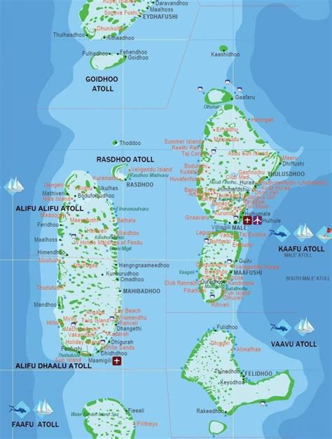 Innahura maldives resort, 3 ночи. Malediven Stadtplan - Malediven Karte Hauptstadt (Süd ...