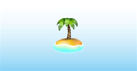 Isla Desierta Emoji 🏝️