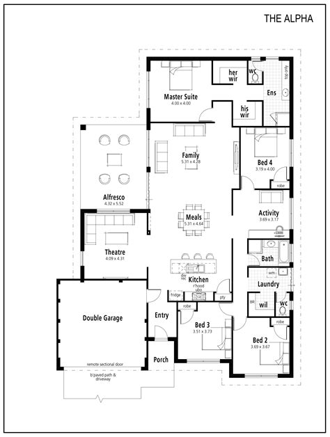 Floor Plan Of Dream Smart Home Homeplanone