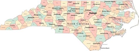 Nc State Map With Cities Get Latest Map Update