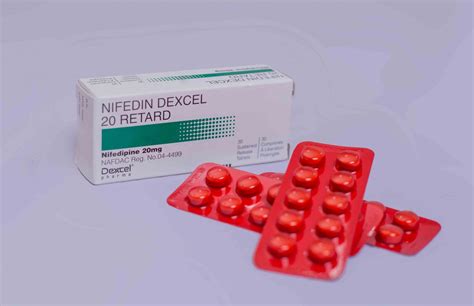 Nifedin Dexcel 20 Retard Nifedipine 20mg Pemason Pharmaceuticals Ltd