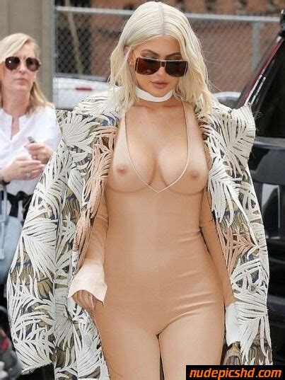 Kylie Jenners Hot Big Boobs Exposed In Sexy Dress Her Tits Look Great
