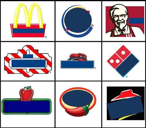 Redesigning popular fast food logos. Jonathan Parsons on Twitter: "CAN YOU NAME THESE FAMOUS ...