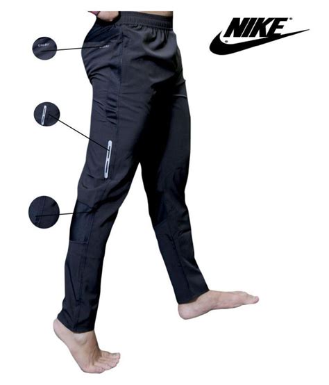Buy Nike Men Black Polyester Running Track Pant Online Get 81 Off