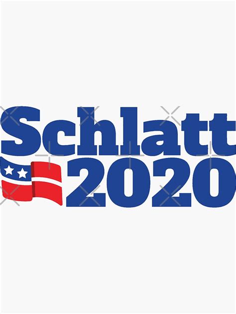 Schlatt 2020 Campaign Logo Sticker By Unluckypanda Redbubble